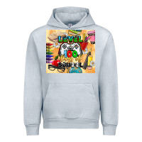 Heather Grey level 100 days of school Urban Hoodie - CowGirlArtShop
