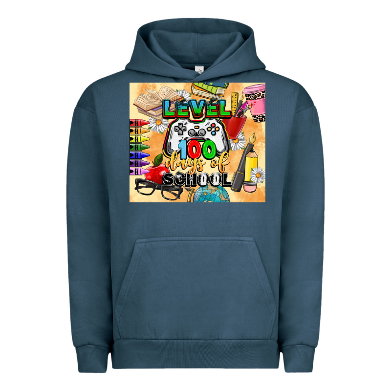 Level 100 Days Of School Urban Hoodie by CowGirlArtShop | Teevron