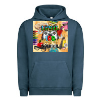 Pigment Midnight Navy level 100 days of school Urban Hoodie - CowGirlArtShop