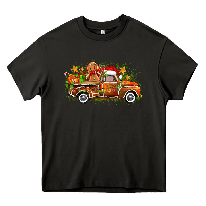 Christmas Gingerbread Truck Heavy Core Tee by Zillion Design Studio | Teevron
