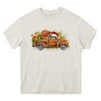 Cream christmas gingerbread truck Heavy Core Tee - Zillion Design Studio
