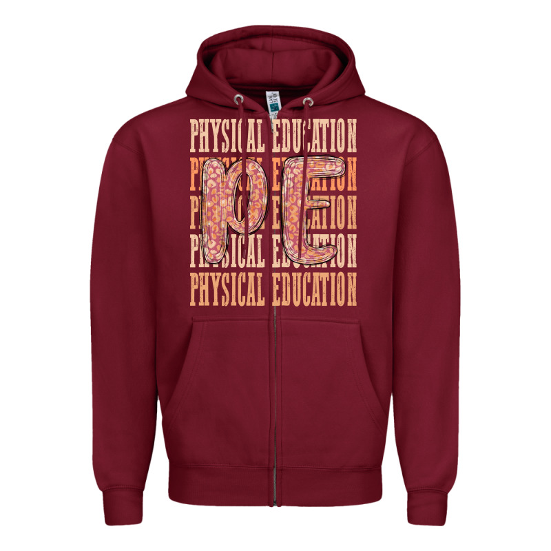Physical Education Zipper Hoodie by MaliasSmallBusiness | Teevron