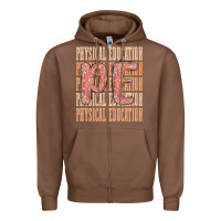 Chestnut physical education Zipper Hoodie - MaliasSmallBusiness
