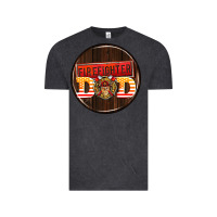 Vintage Black firefighter coasters Vintage Tee - AdoDesignShop