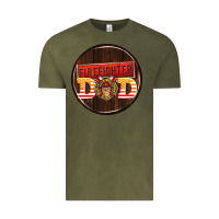 Vintage Olive firefighter coasters Vintage Tee - AdoDesignShop