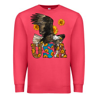 Cardinal Western Usa Eagle 4th of July Premium Sweatshirt - LillyAllenDesigns