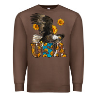 Chestnut Western Usa Eagle 4th of July Premium Sweatshirt - LillyAllenDesigns