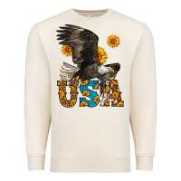 Sandshell Western Usa Eagle 4th of July Premium Sweatshirt - LillyAllenDesigns