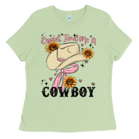 Matcha cupid find me a cowboy Ladies Tee - MaliasSmallBusiness