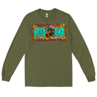 Army Green western rodeo horse leopard aztek sunflower license plate template Long Sleeve Tee - BarkalooDesign