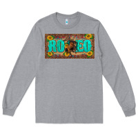Heather Grey western rodeo horse leopard aztek sunflower license plate template Long Sleeve Tee - BarkalooDesign