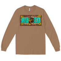 Toasted Coconut western rodeo horse leopard aztek sunflower license plate template Long Sleeve Tee - BarkalooDesign