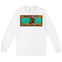 White western rodeo horse leopard aztek sunflower license plate template Long Sleeve Tee - BarkalooDesign