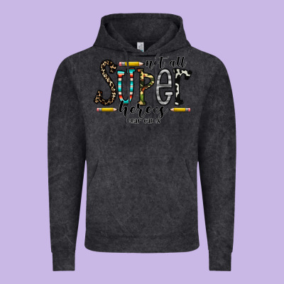 Not All Super Heroes Wear Capes Vintage Hoodie Designed By Cowhidedigitalart