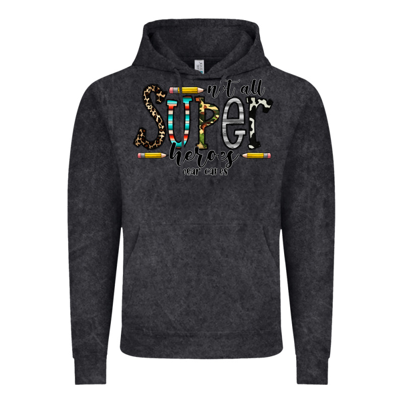 Not All Super Heroes Wear Capes Vintage Hoodie by CowhideDigitalArt | Teevron