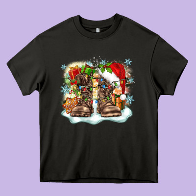 Army Christmas Heavy Core Tee Designed By Zillion Design Studio