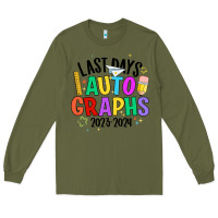 Army Green last days auto graphs Long Sleeve Tee - JahusDesignShop