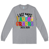 Heather Grey last days auto graphs Long Sleeve Tee - JahusDesignShop