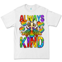 White always bee kind pride lgbtq Premium Tee - texasbilliewilder
