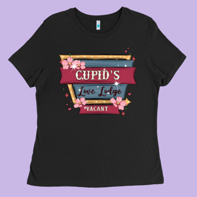 Ladies Tee cupid's love lodge