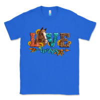 True Royal love horses  leather turquoise leopard Classic Tee - Artiststas