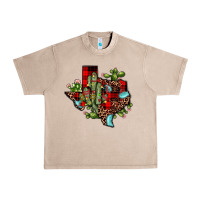 French Oak cactus christmas texas map Urban Heavy Tee - JahusDesignShop