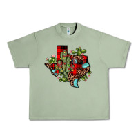 Oil Green cactus christmas texas map Urban Heavy Tee - JahusDesignShop