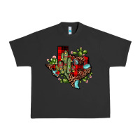 Pigment Black cactus christmas texas map Urban Heavy Tee - JahusDesignShop