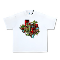 White cactus christmas texas map Urban Heavy Tee - JahusDesignShop