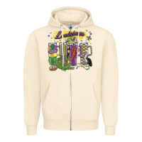 Sandshell obsessive cup disorder mardi gras Zipper Hoodie - MaliasSmallBusiness