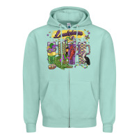 Seafoam obsessive cup disorder mardi gras Zipper Hoodie - MaliasSmallBusiness