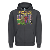 Obsessive Cup Disorder Mardi Gras Zipper Hoodie | Teevron