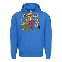 True Royal obsessive cup disorder mardi gras Zipper Hoodie - MaliasSmallBusiness