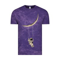 Cloud Purple Astronaut Moon Swing Vintage Tee - Bettercallsaul