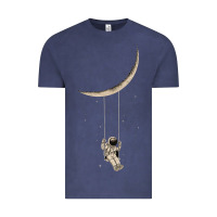 Vintage Denim Astronaut Moon Swing Vintage Tee - Bettercallsaul