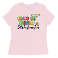 Bubblegum Pink cinco de drinko bitchchoahos Ladies Tee - JahusDesignShop
