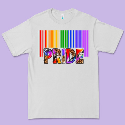 Premium Tee barcode pride