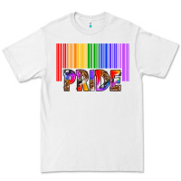 White barcode pride Premium Tee - texasbilliewilder