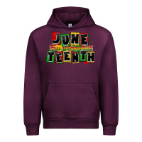 Mauve Wine juneteenth freeish since 1865 Urban Hoodie - CowGirlArtShop