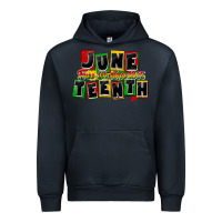 Navy juneteenth freeish since 1865 Urban Hoodie - CowGirlArtShop