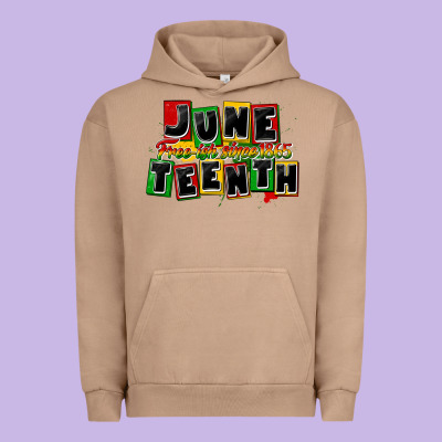 Juneteenth Freeish Since 1865 Urban Hoodie Designed By Cowgirlartshop