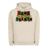 Pigment French Oak juneteenth freeish since 1865 Urban Hoodie - CowGirlArtShop