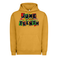 Pigment Peanut Butter juneteenth freeish since 1865 Urban Hoodie - CowGirlArtShop