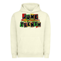 Pigment Pistachio juneteenth freeish since 1865 Urban Hoodie - CowGirlArtShop