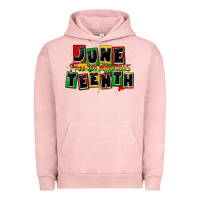 Pigment Salmon juneteenth freeish since 1865 Urban Hoodie - CowGirlArtShop