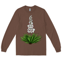 Chestnut Yucca Flower IIIustrations Long Sleeve Tee - LillyAllenDesigns