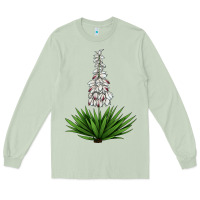 Matcha Yucca Flower IIIustrations Long Sleeve Tee - LillyAllenDesigns