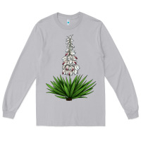 Moon Dust Yucca Flower IIIustrations Long Sleeve Tee - LillyAllenDesigns