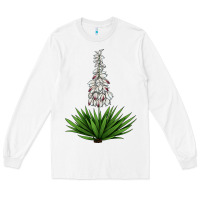 White Yucca Flower IIIustrations Long Sleeve Tee - LillyAllenDesigns