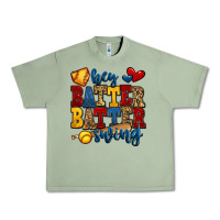 Oil Green hey batter batter swing softball Urban Heavy Tee - Jasminsmagicworld